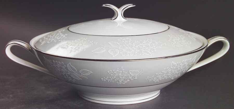 Damask Round Covered Vegetable by Noritake-1
