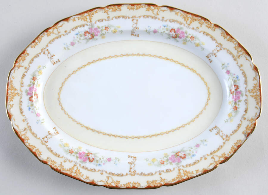 Damon 11" Oval Serving Platter by Noritake-1