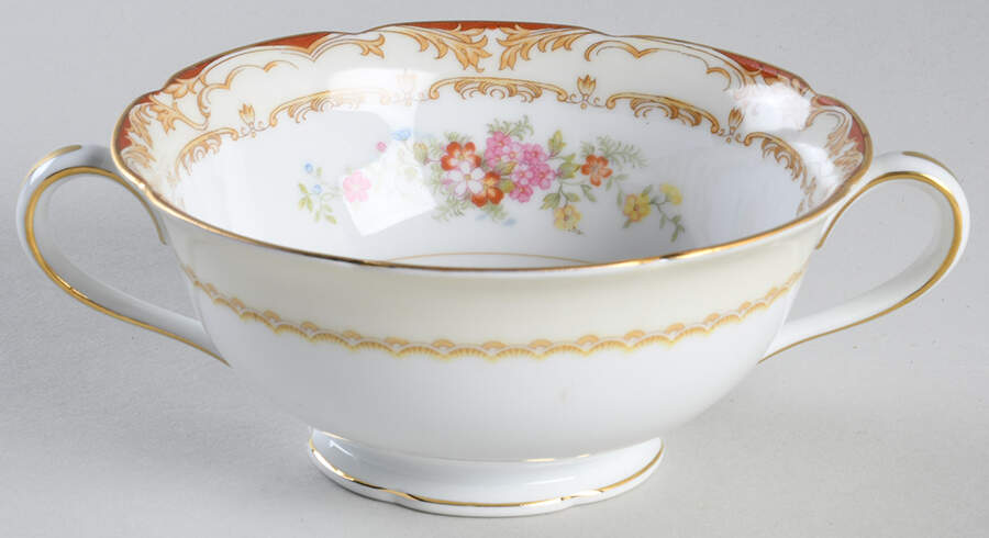 Damon Footed Cream Soup Bowl by Noritake-1