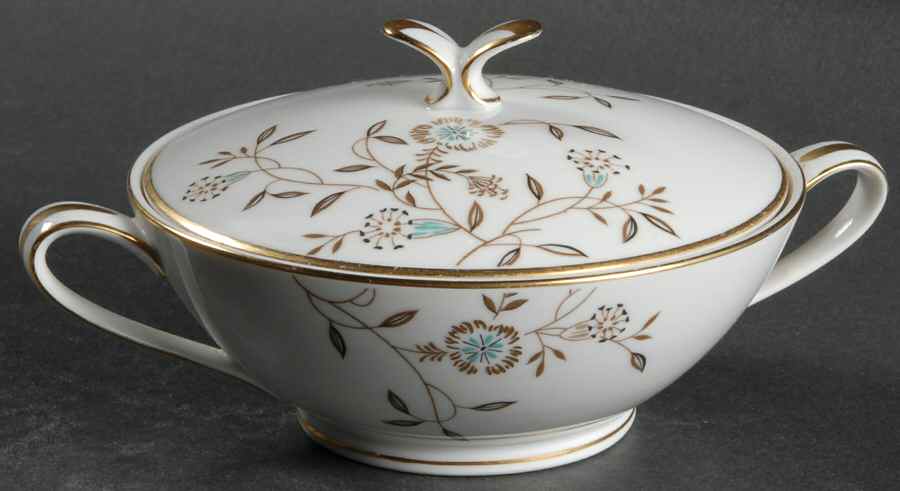 Danielle Sugar Bowl & Lid by Noritake-1