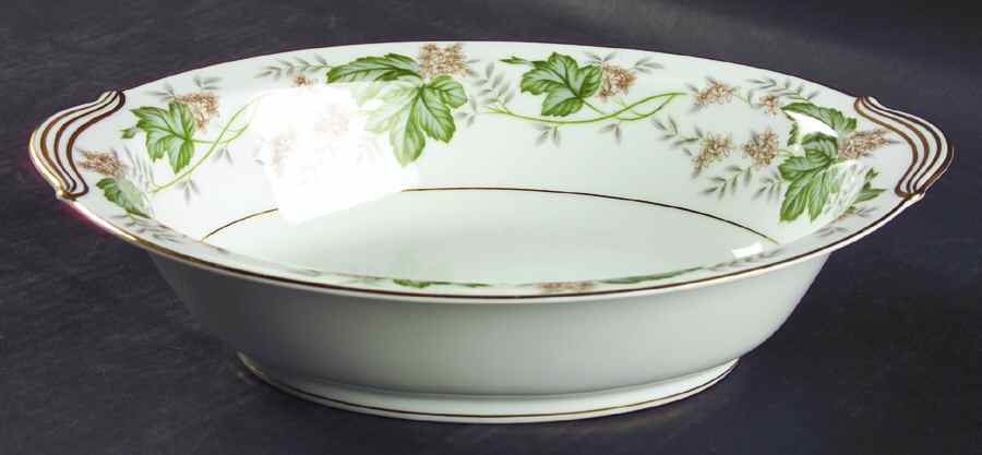 Daphne 10" Oval Vegetable Bowl by Noritake-1