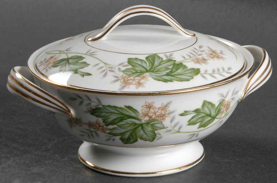 Daphne Sugar Bowl & Lid by Noritake-1
