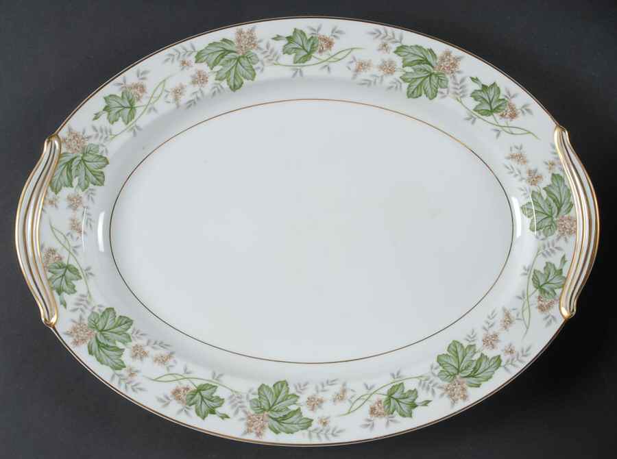 Daphne 16" Oval Serving Platter by Noritake-1