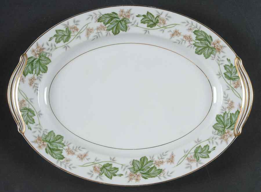 Daphne 11" Oval Serving Platter by Noritake-1