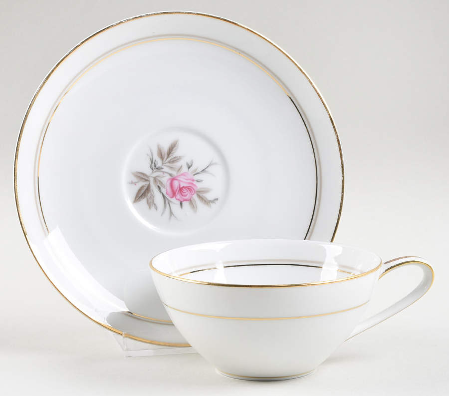 Daryl Flat Cup & Saucer Set by Noritake-1