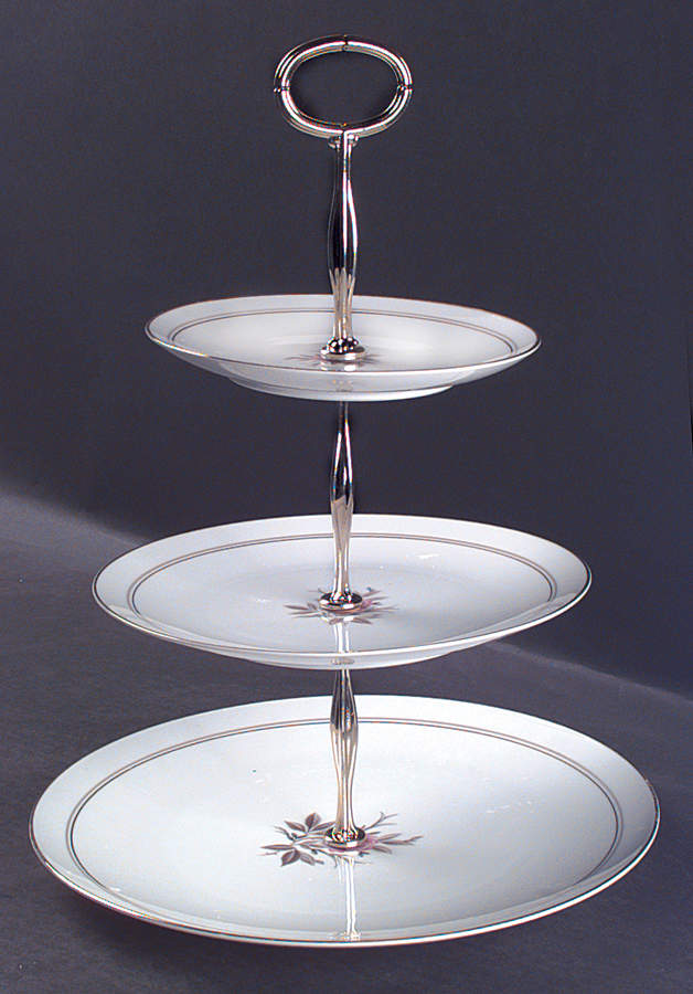 Daryl 13 7/8"-14 1/4" 3-Tiered Serving Tray(DP,SP,BB) HC by Noritake-1