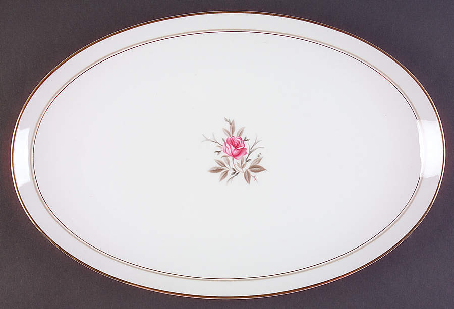 Daryl 16" Oval Serving Platter by Noritake-1