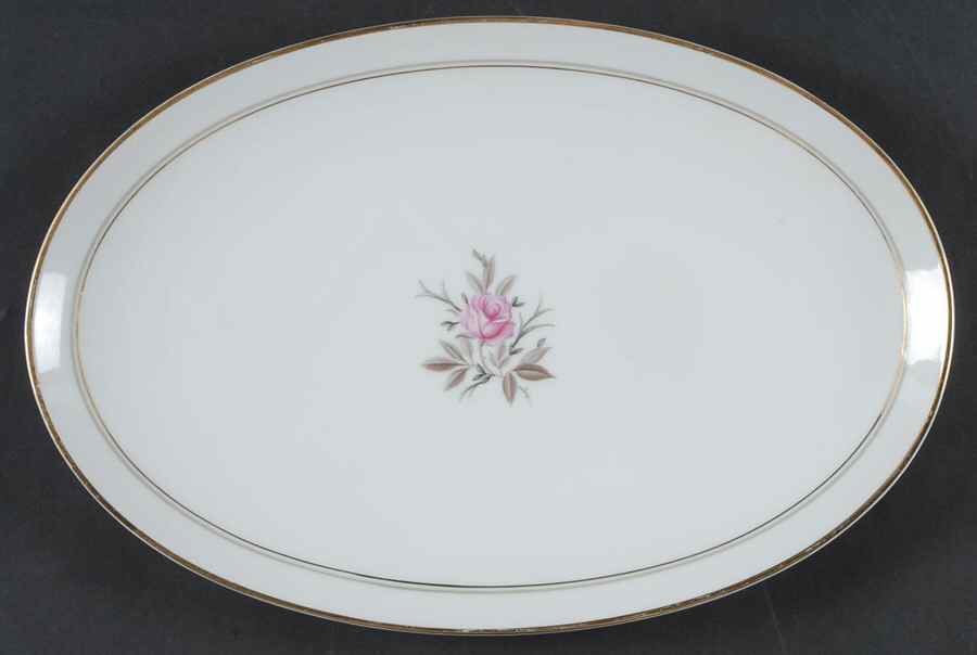 Daryl 12" Oval Serving Platter by Noritake-1