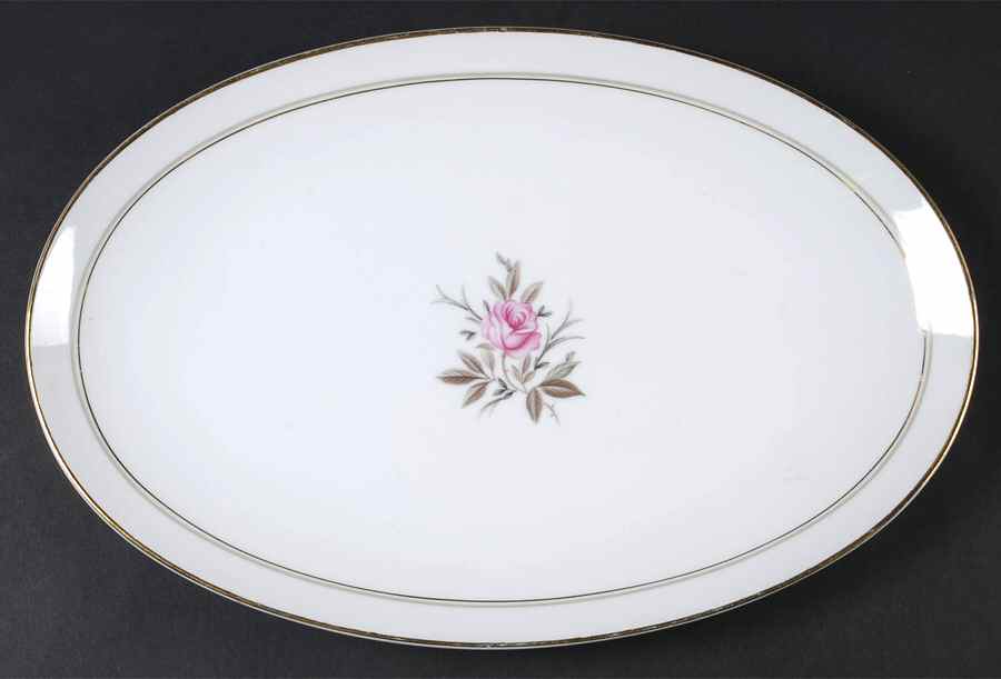 Daryl 14" Oval Serving Platter by Noritake-1