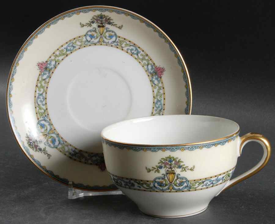 Darby Flat Cup & Saucer Set by Noritake-1