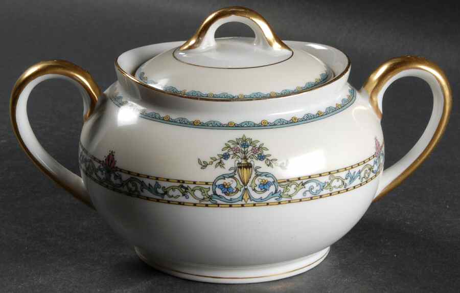 Darby Sugar Bowl & Lid by Noritake-1