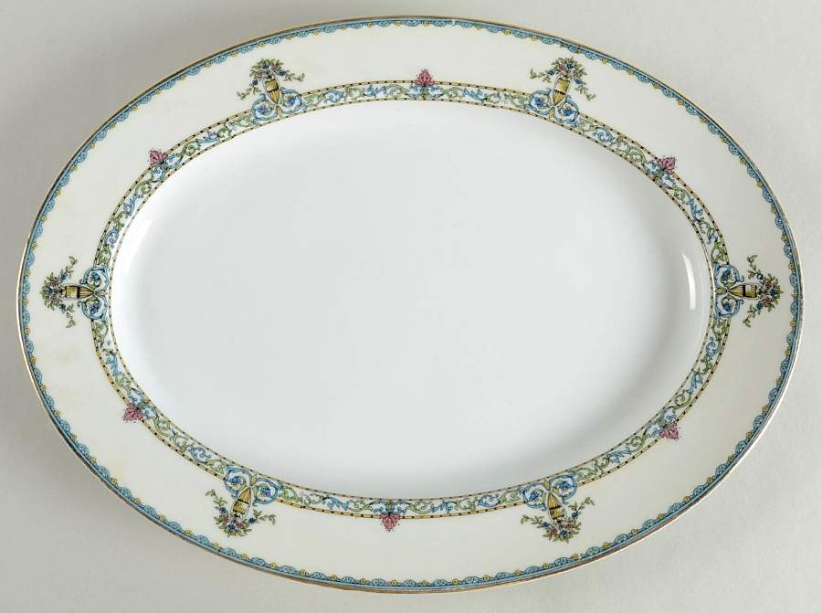Darby 13" Oval Serving Platter by Noritake-1