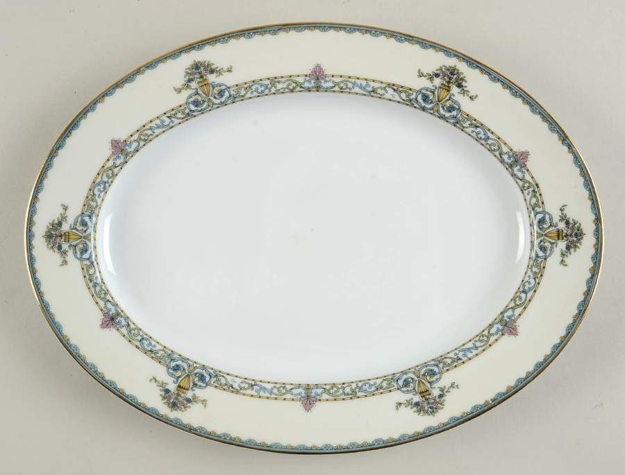 Darby 11" Oval Serving Platter by Noritake-1