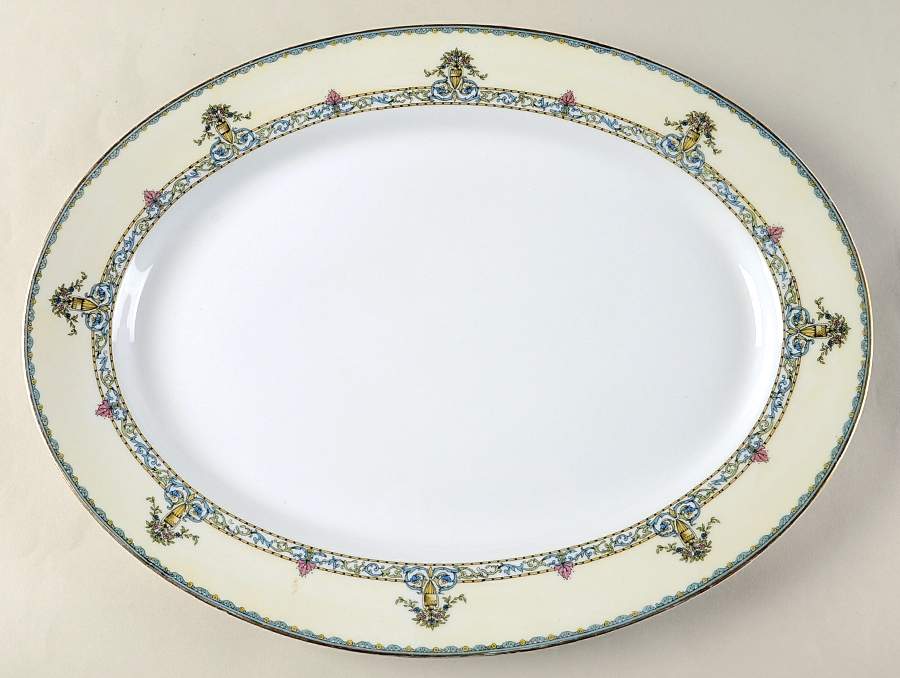 Darby 16" Oval Serving Platter by Noritake-1