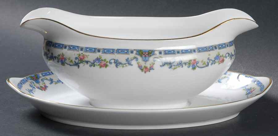 Dardanelle Gravy Boat with Attached Underplate by Noritake-1