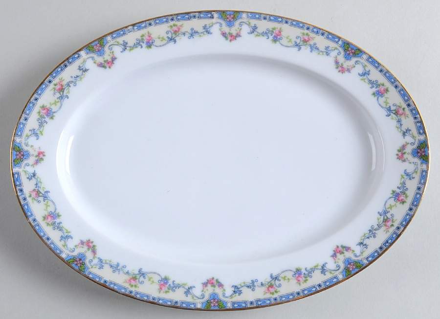 Dardanelle 10" Oval Serving Platter by Noritake-1
