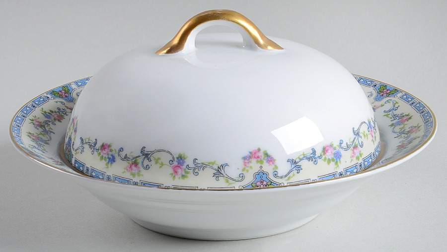 Dardanelle Round Covered Butter by Noritake-1