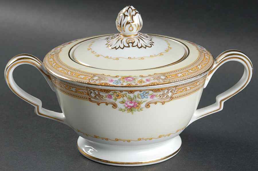Darleen Sugar Bowl & Lid by Noritake-1