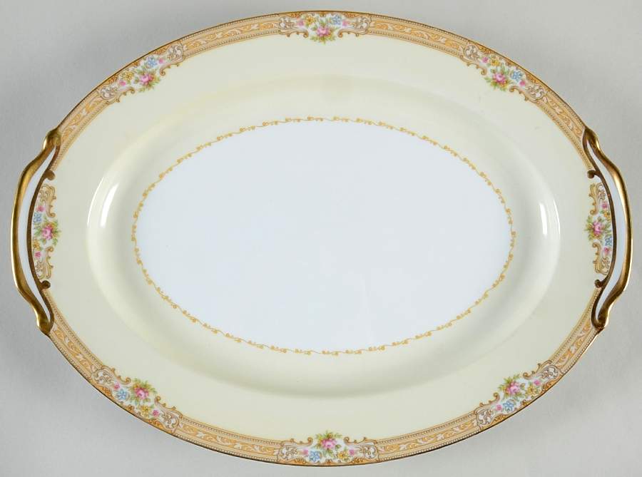 Darleen 16" Oval Serving Platter by Noritake-1