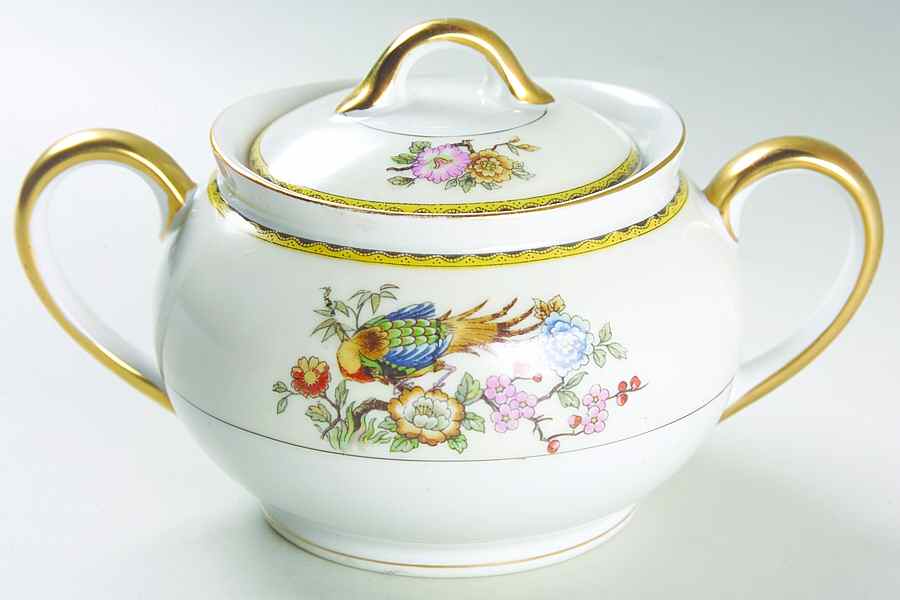Datonia Sugar Bowl & Lid by Noritake-1