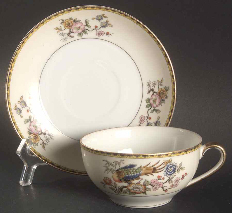 Datonia Flat Cup & Saucer Set by Noritake-1