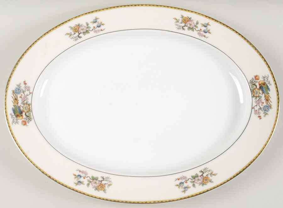Datonia 16" Oval Serving Platter by Noritake-1