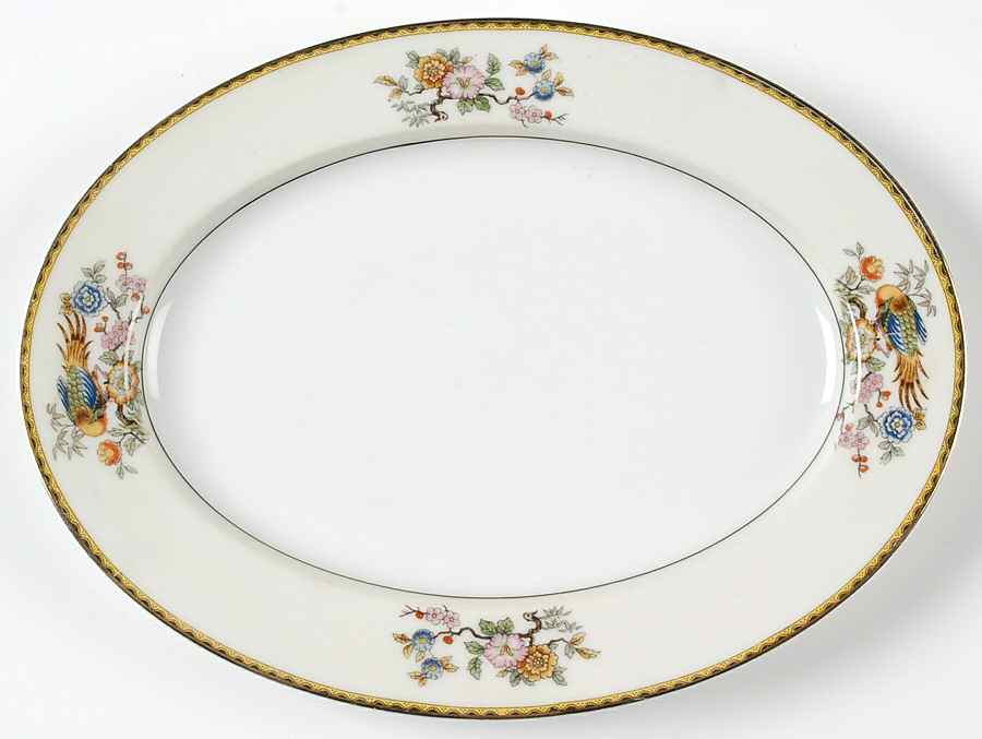 Datonia 11" Oval Serving Platter by Noritake-1