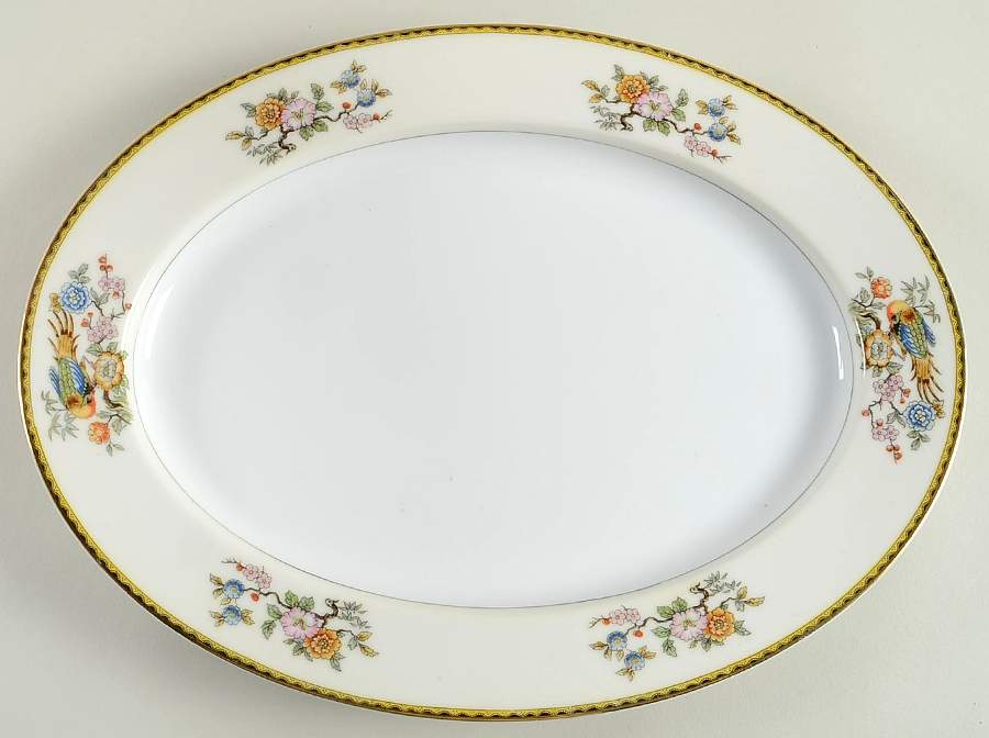 Datonia 13" Oval Serving Platter by Noritake-1