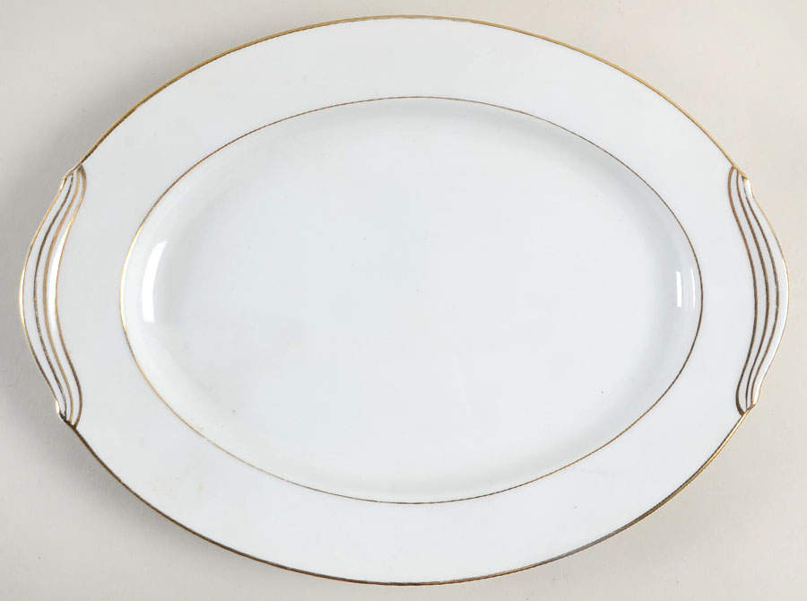 Dawn 13" Oval Serving Platter by Noritake-1
