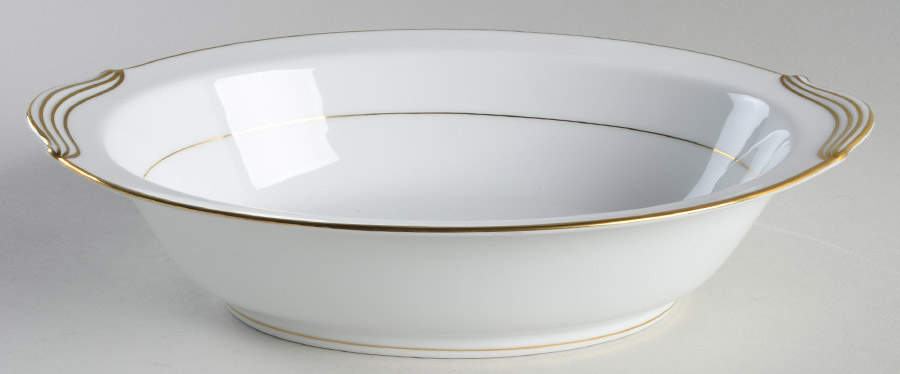 Dawn 10" Oval Vegetable Bowl by Noritake-1