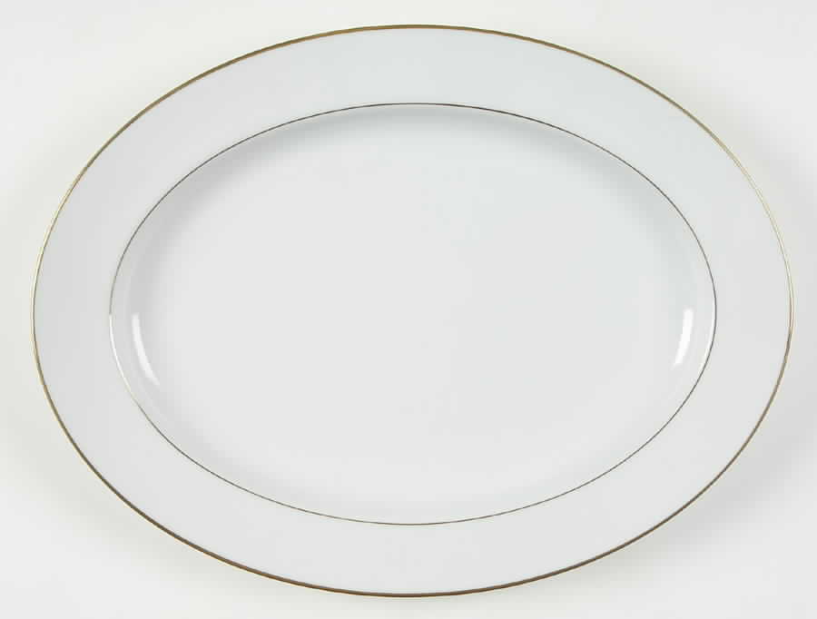 Dawn 16" Oval Serving Platter by Noritake-1
