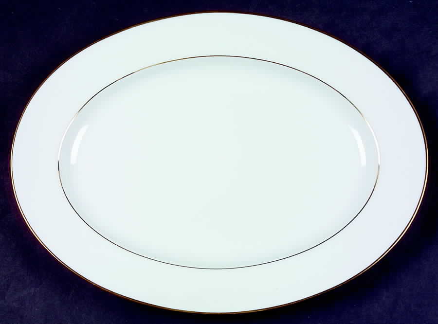 Dawn 11" Oval Serving Platter by Noritake-1