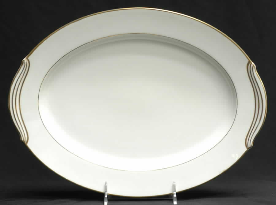 Dawn 14" Oval Serving Platter by Noritake-1