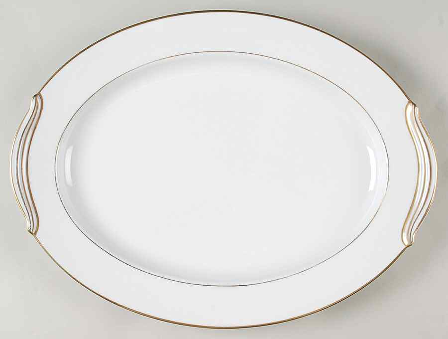 Dawn 16" Oval Serving Platter by Noritake-1