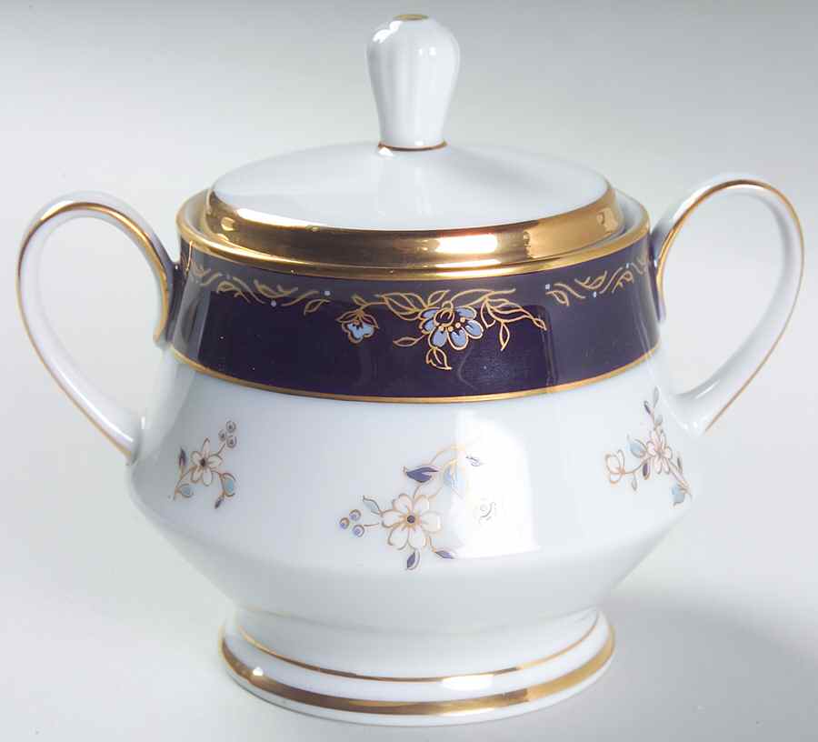 Dazure Sugar Bowl & Lid by Noritake-1