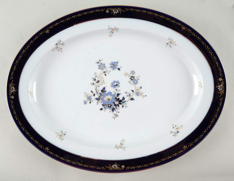 Dazure 16" Oval Serving Platter by Noritake-1