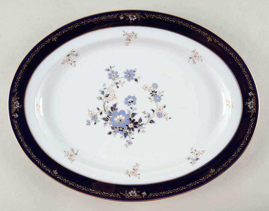 Dazure 13" Oval Serving Platter by Noritake-1