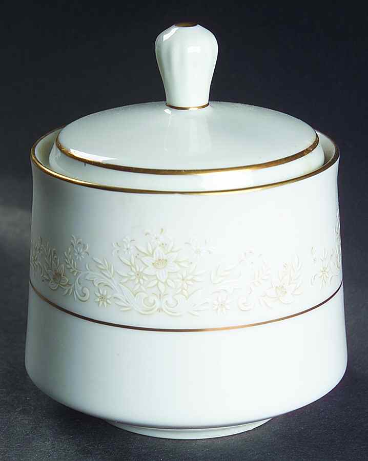 Dearest Sugar Bowl & Lid by Noritake-1