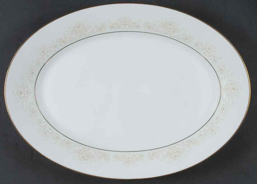 Dearest 12" Oval Serving Platter by Noritake-1