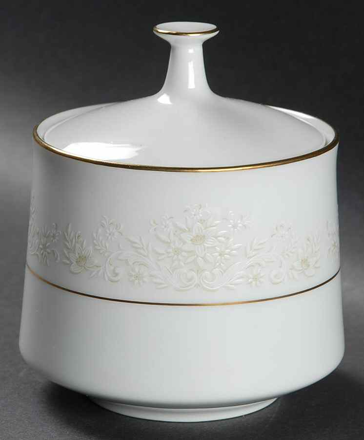 Dearest Sugar Bowl & Lid by Noritake-1