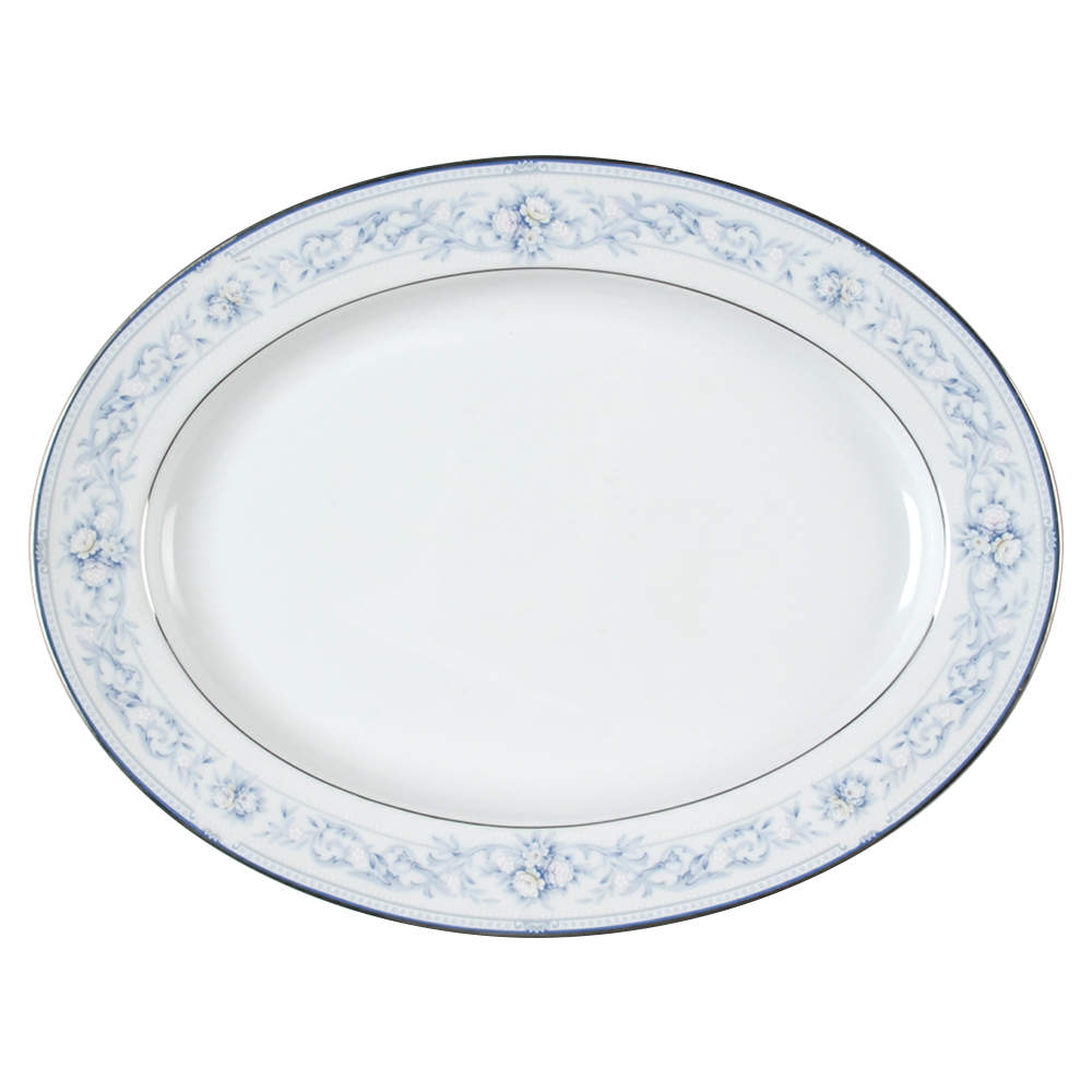 Dearborn 13" Oval Serving Platter by Noritake-1