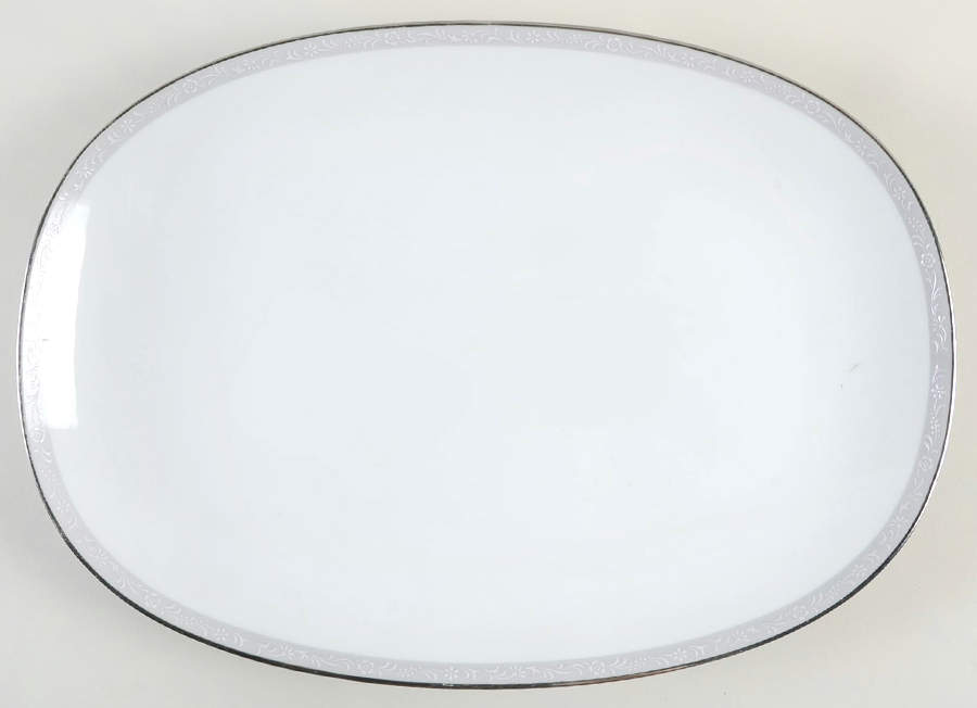 Debell 13" Oval Serving Platter by Noritake-1