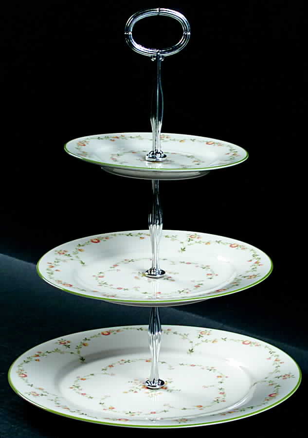 Debut 13 7/8"-14 1/4" 3-Tiered Serving Tray(DP,SP,BB) HC by Noritake-1