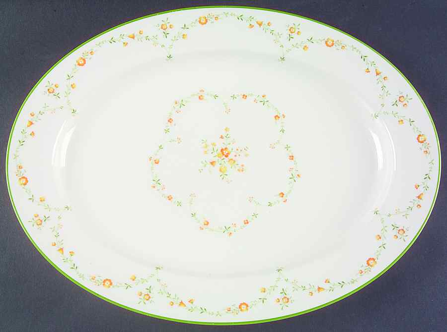 Debut 16" Oval Serving Platter by Noritake-1