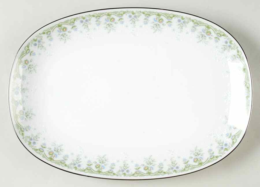 Dee 13" Oval Serving Platter by Noritake-1