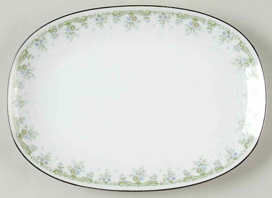 Dee 11" Oval Serving Platter by Noritake-1