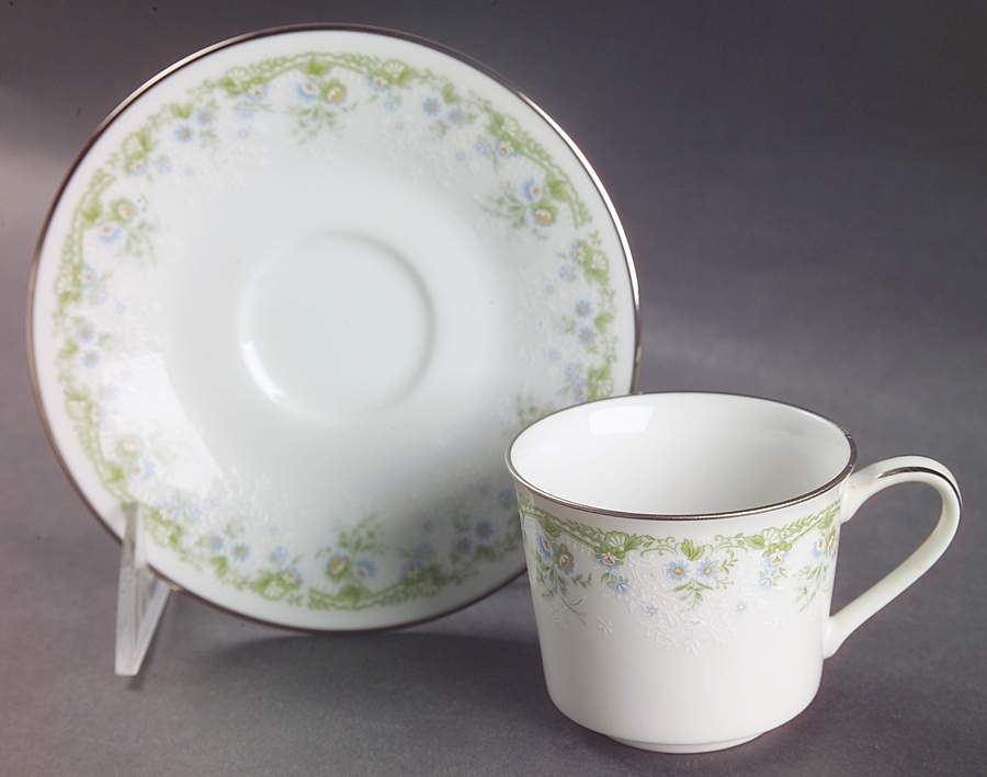 Dee Flat Demitasse Cup & Saucer Set by Noritake-1