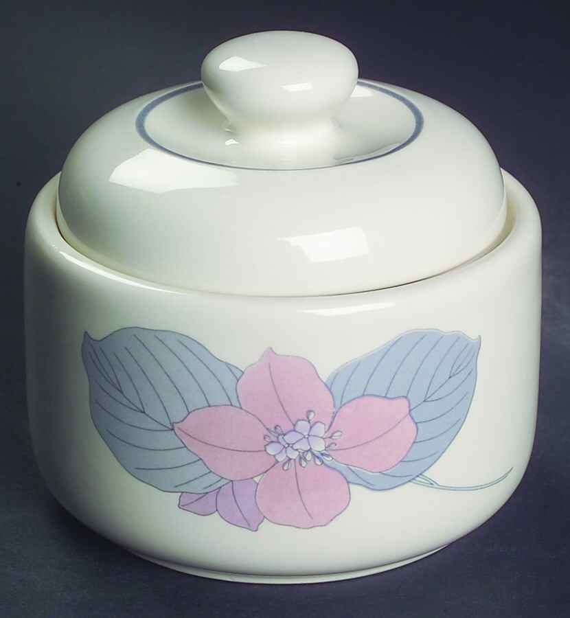 Deerbrook Sugar Bowl & Lid by Noritake-1