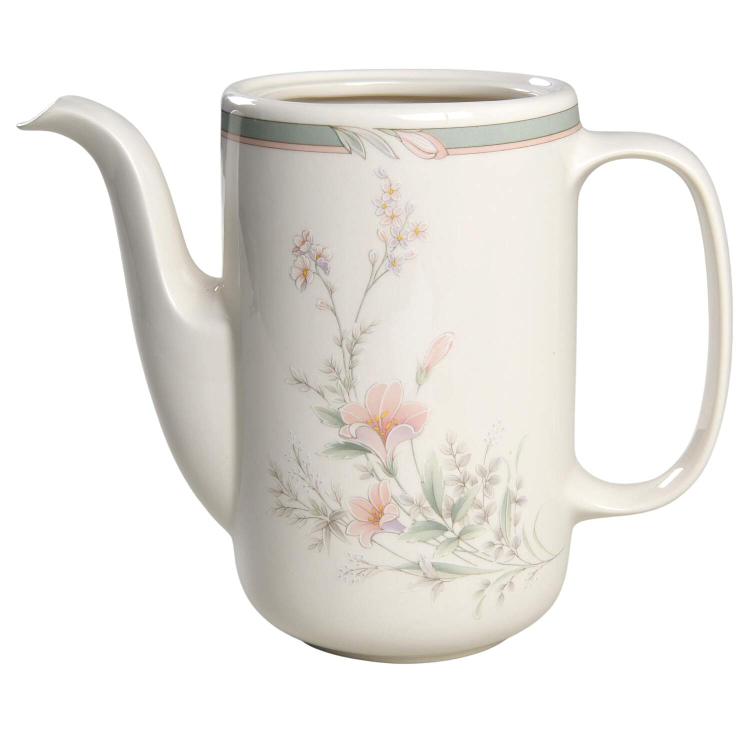 Deerfield Tea/Coffee Pot No Lid by Noritake-1