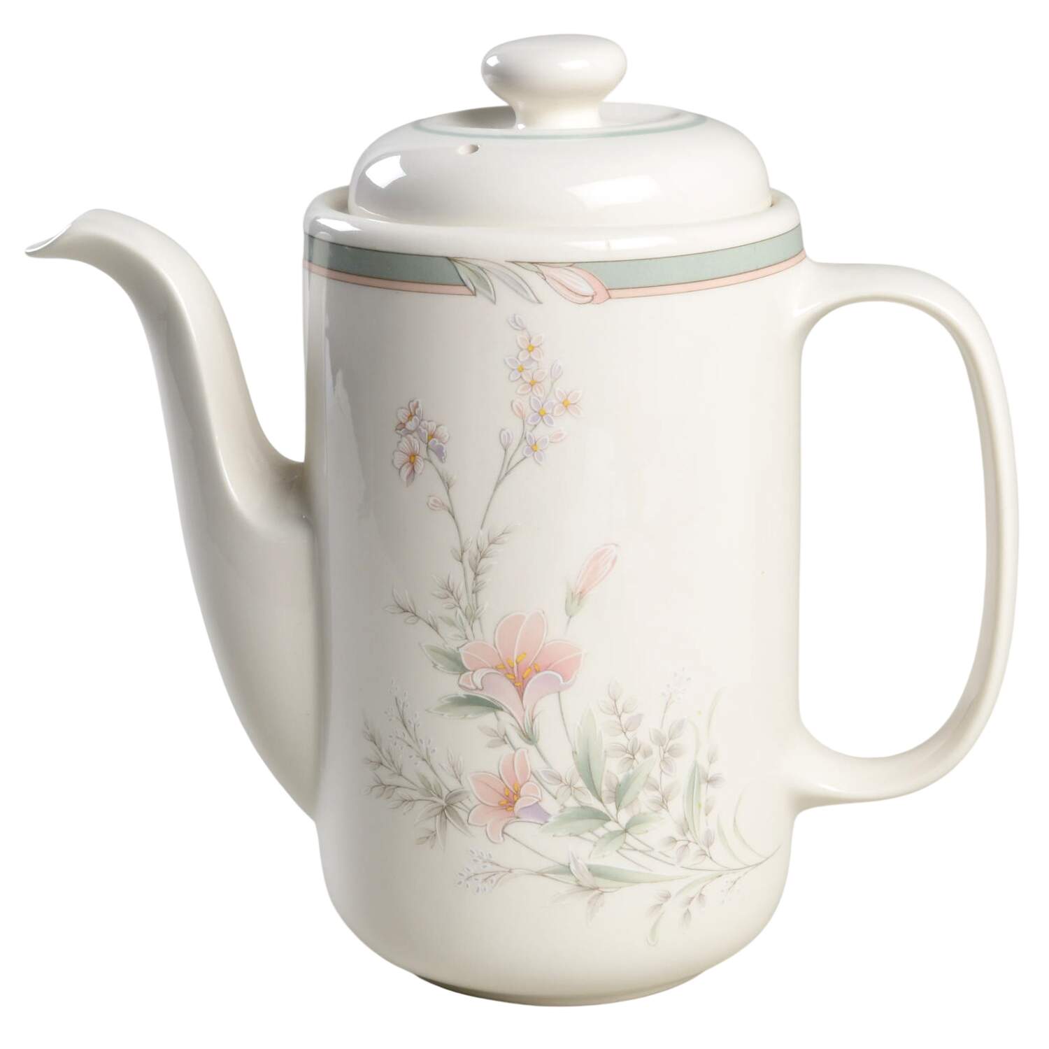 Deerfield Tea/Coffee Pot & Lid by Noritake-1